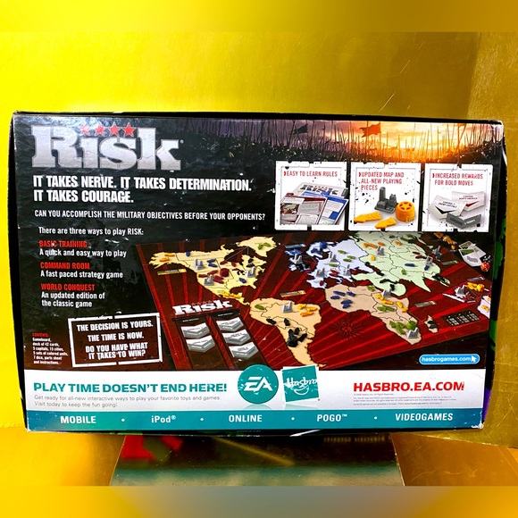 PARKER BROTHERS RISK BOARD GAME VTG 2008 THE GAME OF STRATEGIC CONQUEST HASBRO - Picture 12 of 16